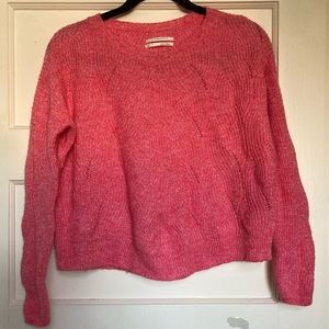 Anthropologie Bright crew neck sweater size small